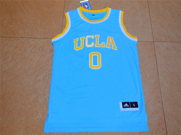 2017 UCLA Bruins #0 Westbrook Blue College Basketball Authentic Jersey